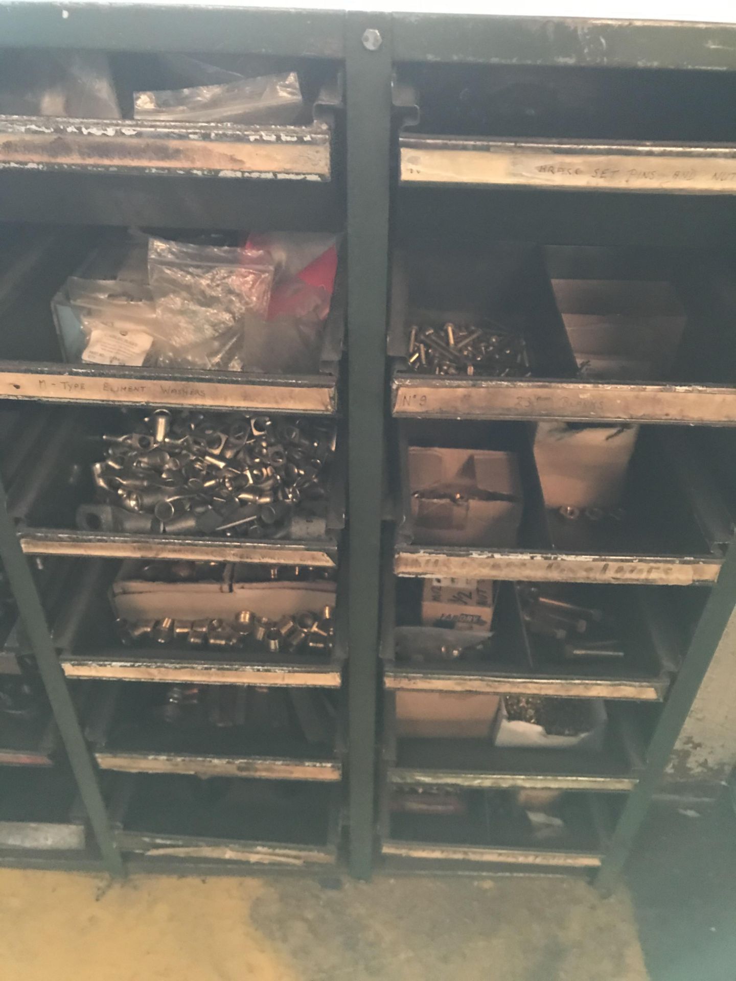 2 x Metal Component Shelving Units w/ Contents of Fixings - As Pictured - Bild 3 aus 5