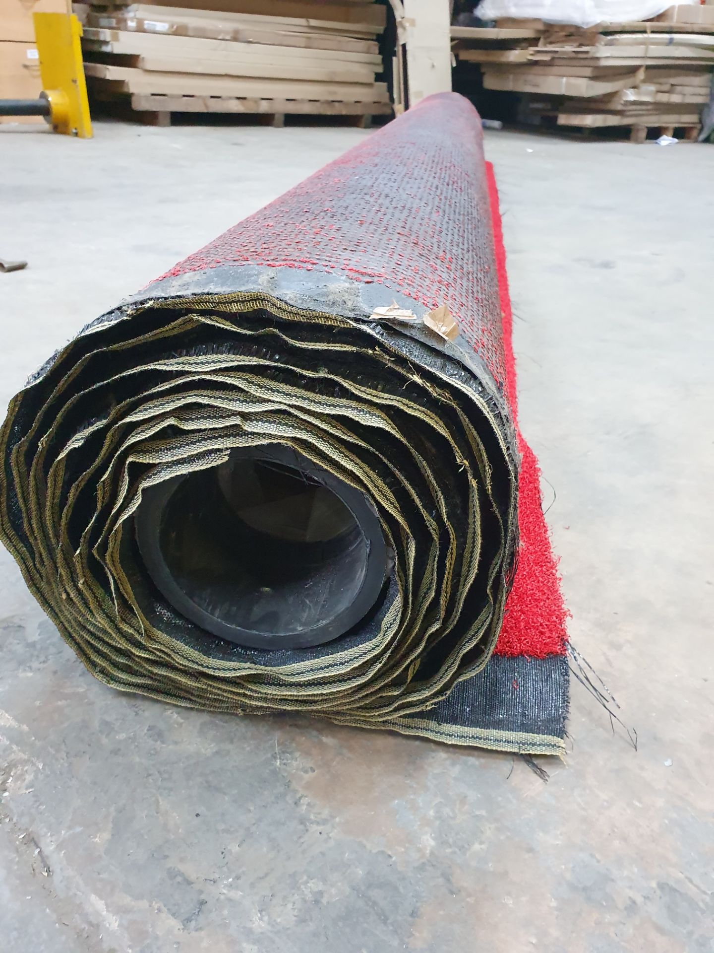 Roll of Red Artifical Grass | Approximate size: 4m x 8m