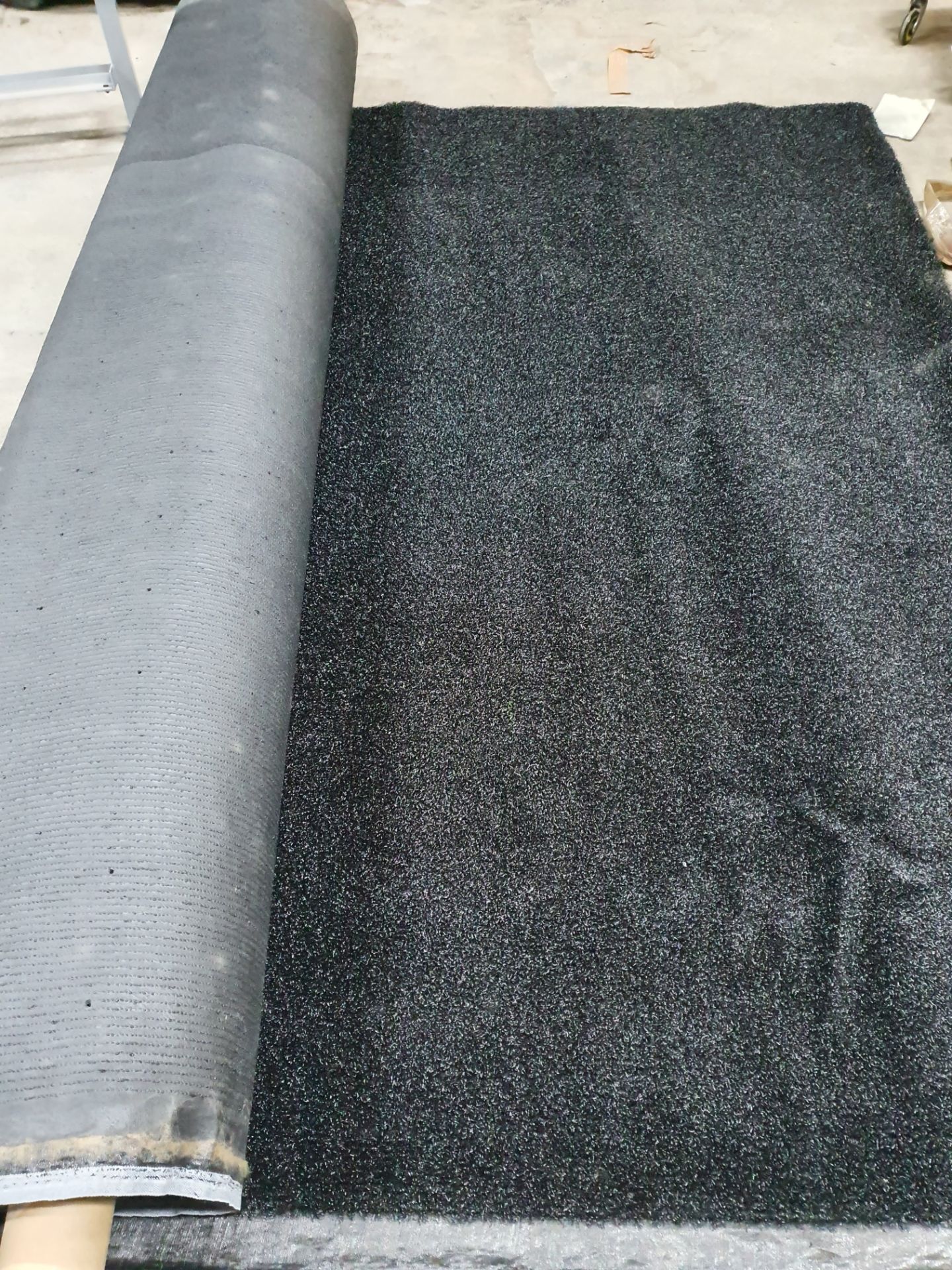 Roll of Black Artificial Grass | Approximate size: 3m x 16m