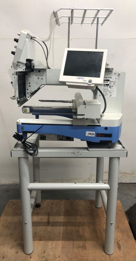 Online Auction | Happy Japan HCD2-1501 Embroidery Machine | Mimaki CJV150 Rollover Table Printer/Cutter |  Format Printers