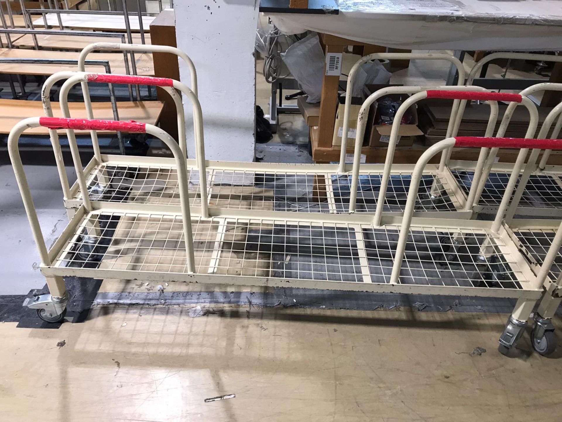 4 x Steely Material Trolleys - Image 2 of 4