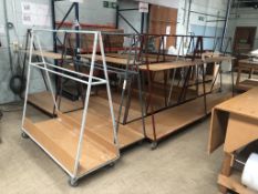 10 x Various A-Frame Mobile Trolleys | 1.5m x 60cm