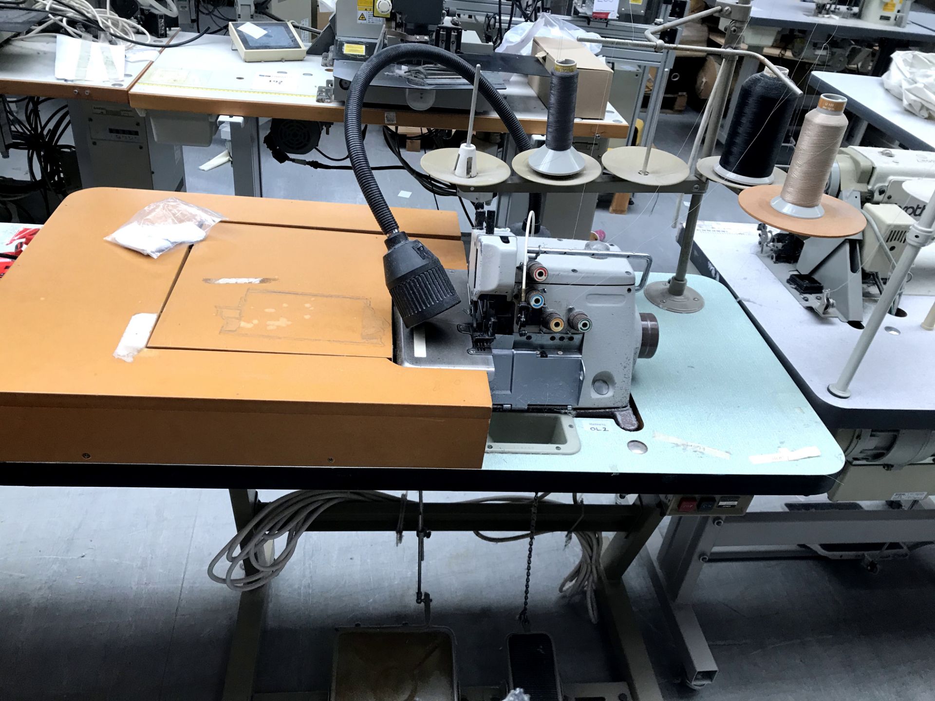 Brother MA4-B551069-5 5 thread overlock sewing machine - Image 2 of 4