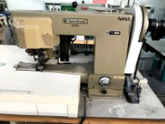 Union Special Lewis 16-260 blind stitch sewing machine w/ Racing PY Puller