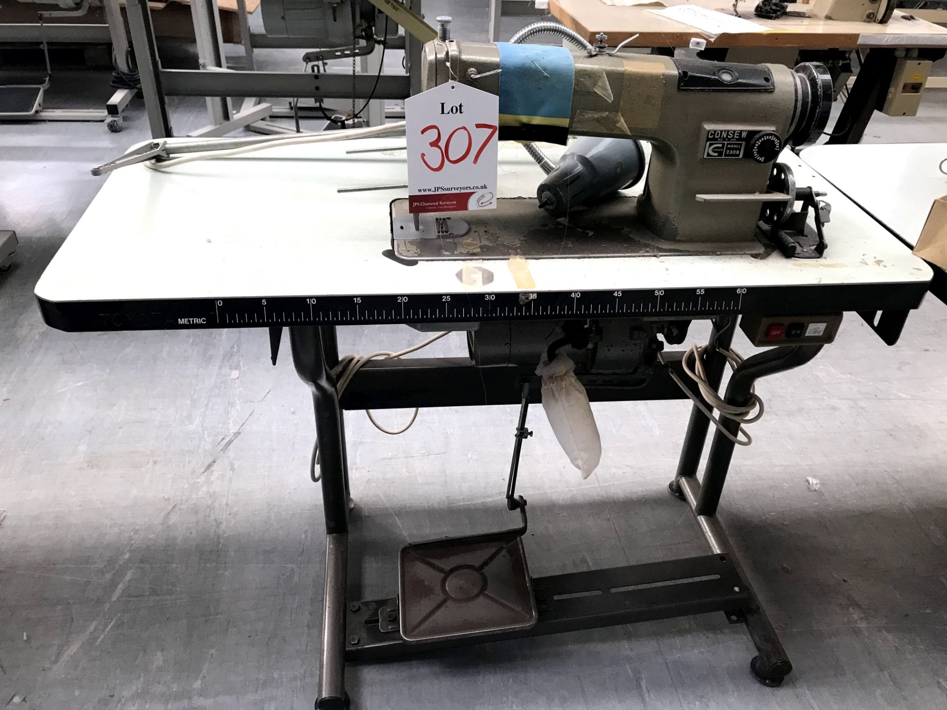 Consew 230B lockstitch sewing machine - Image 2 of 5