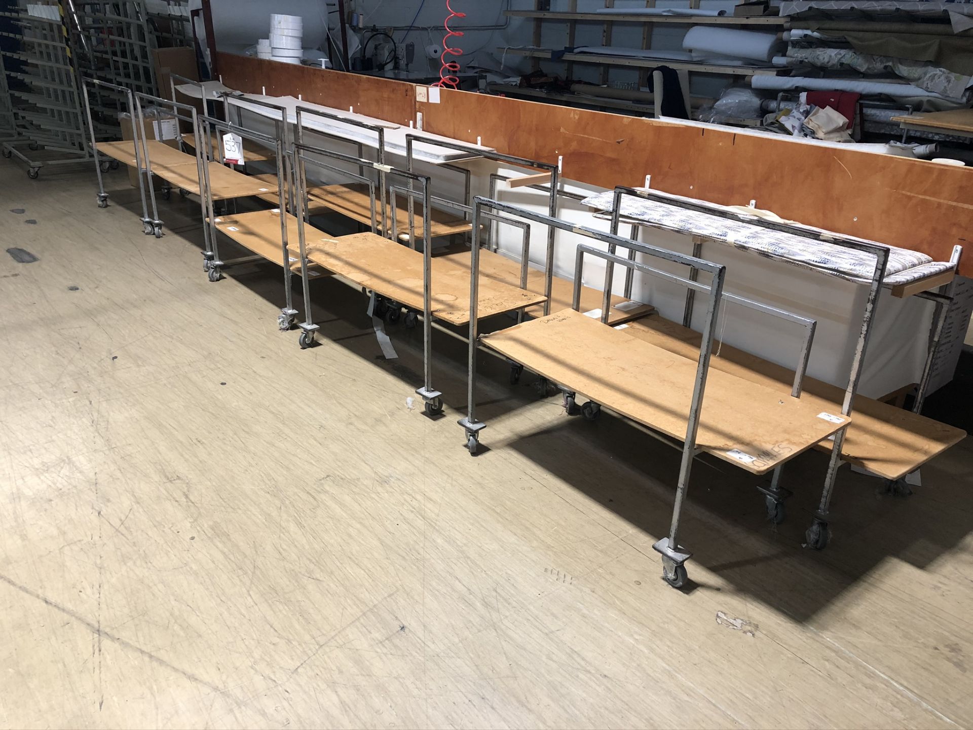 10 x Material Trolleys