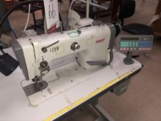 PFAFF 901-4081 single needle lockstitch sewing machine w/ TFU165 upper tape feeder