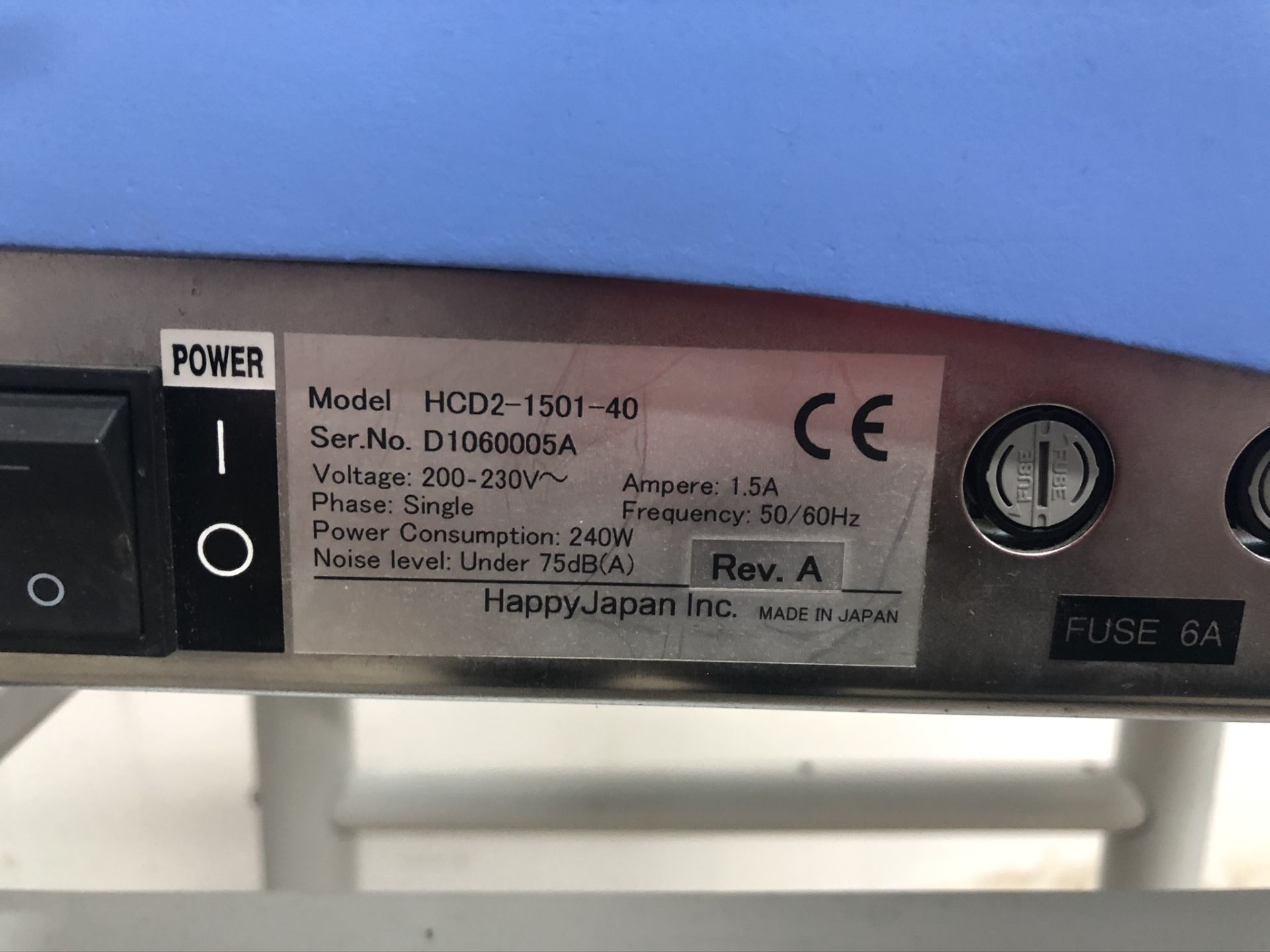 Happy Japan HCD2-1501-40 15 Needle Single Head Embroidery Machine - Image 7 of 12