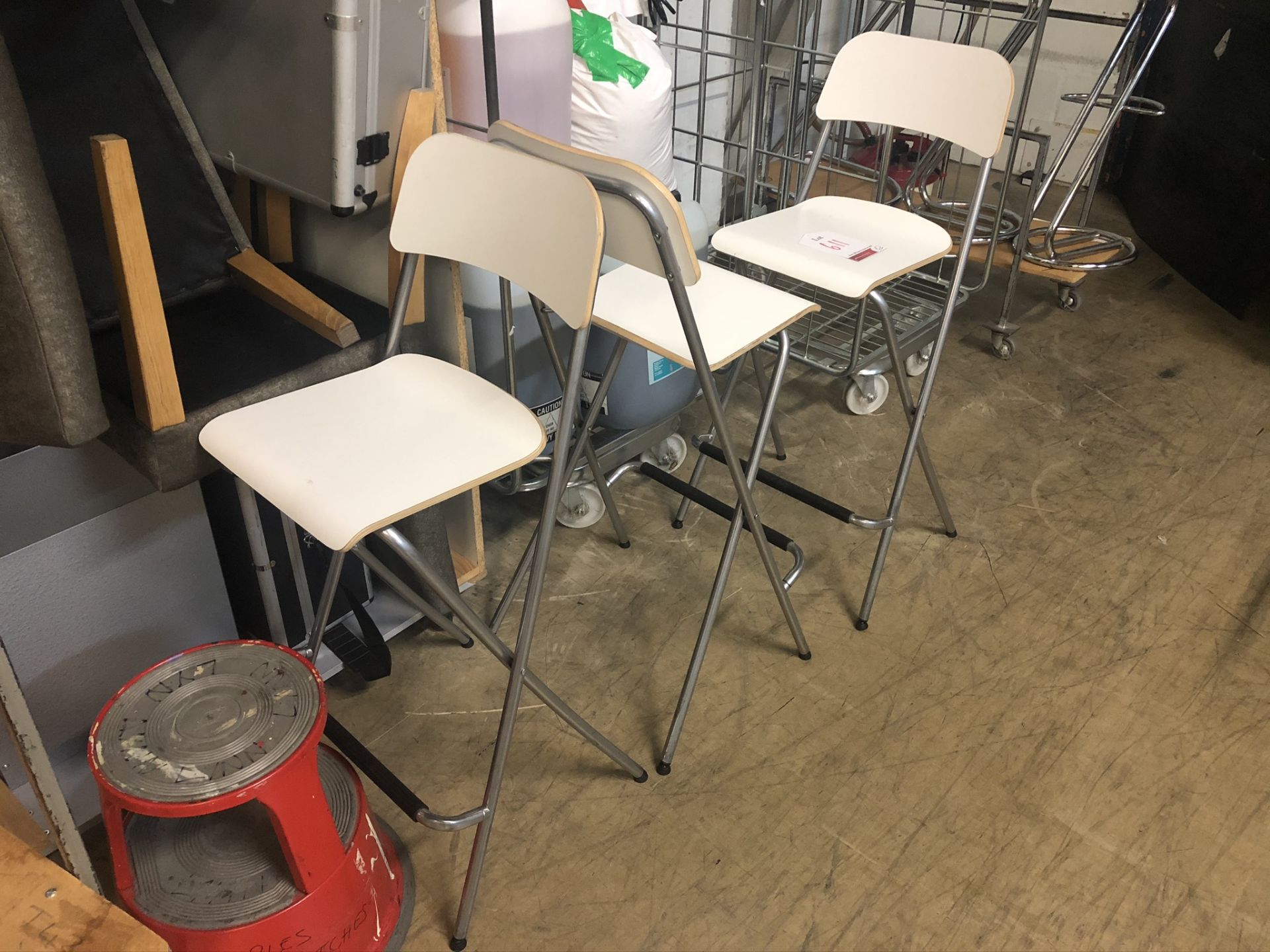 3 x Wooden Fold Up Chairs