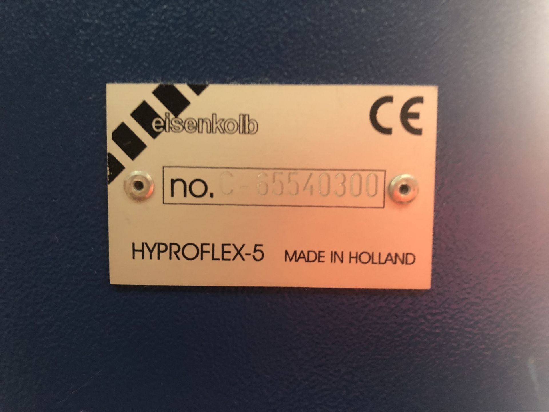 Brother Eisenkolb HYPROFLEX 5 Hydraulic punch/ring press machine - Image 6 of 9