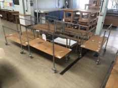 10 x Mobile Material Trolleys | W 500mm x L 1200mm