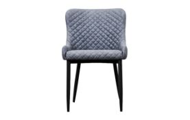 BNIB 4 x Ottowa Dining Chairs w/ Grey PU