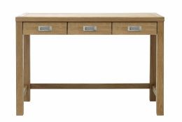 BNIB Unique Como Oak Dressing Table & Stool - RRP£420