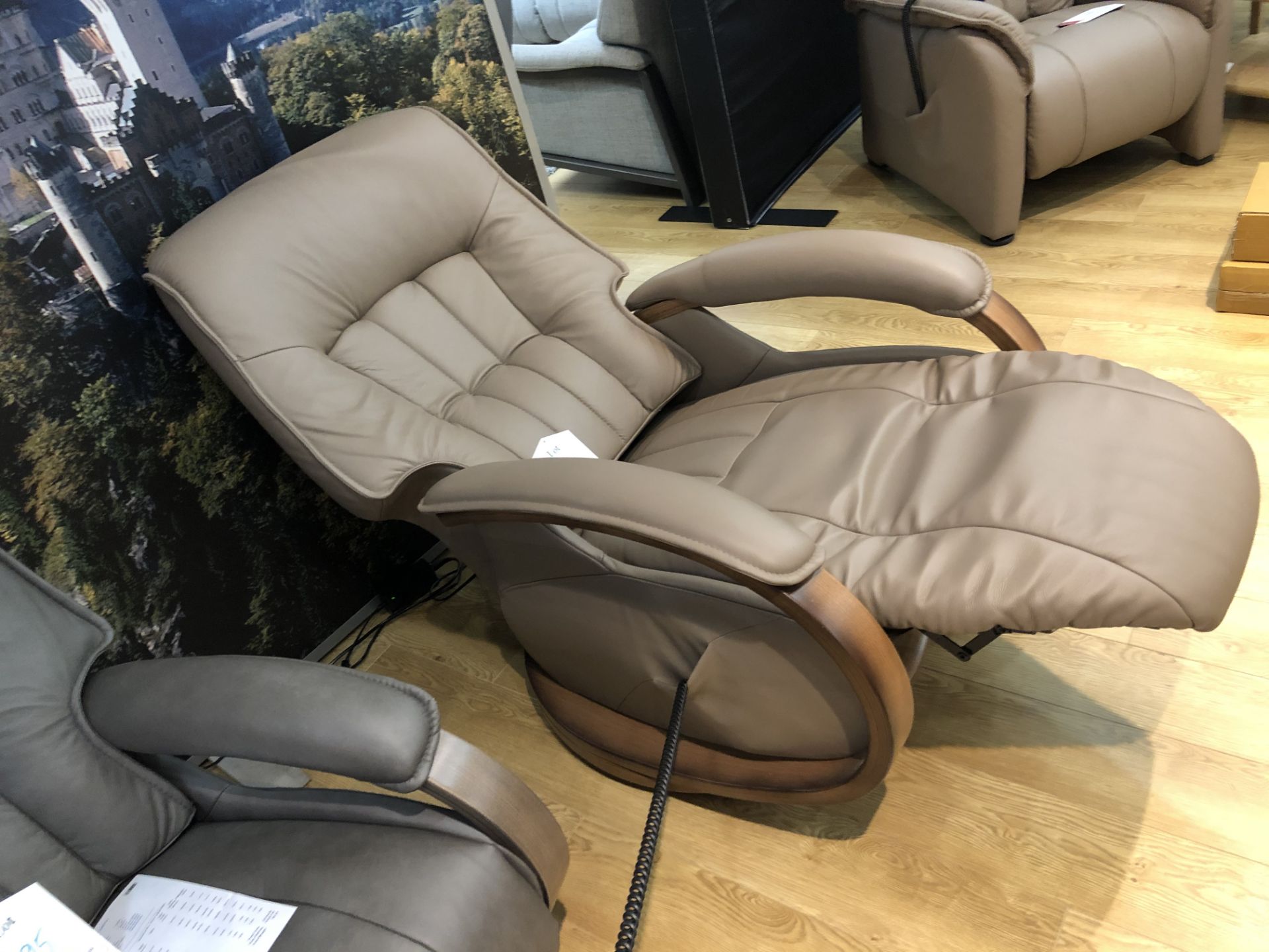 Ex Display Himolla 7348-28Z Leather Cumuly Electric Recliner - Maxi Leather 31 - RRP£2,751