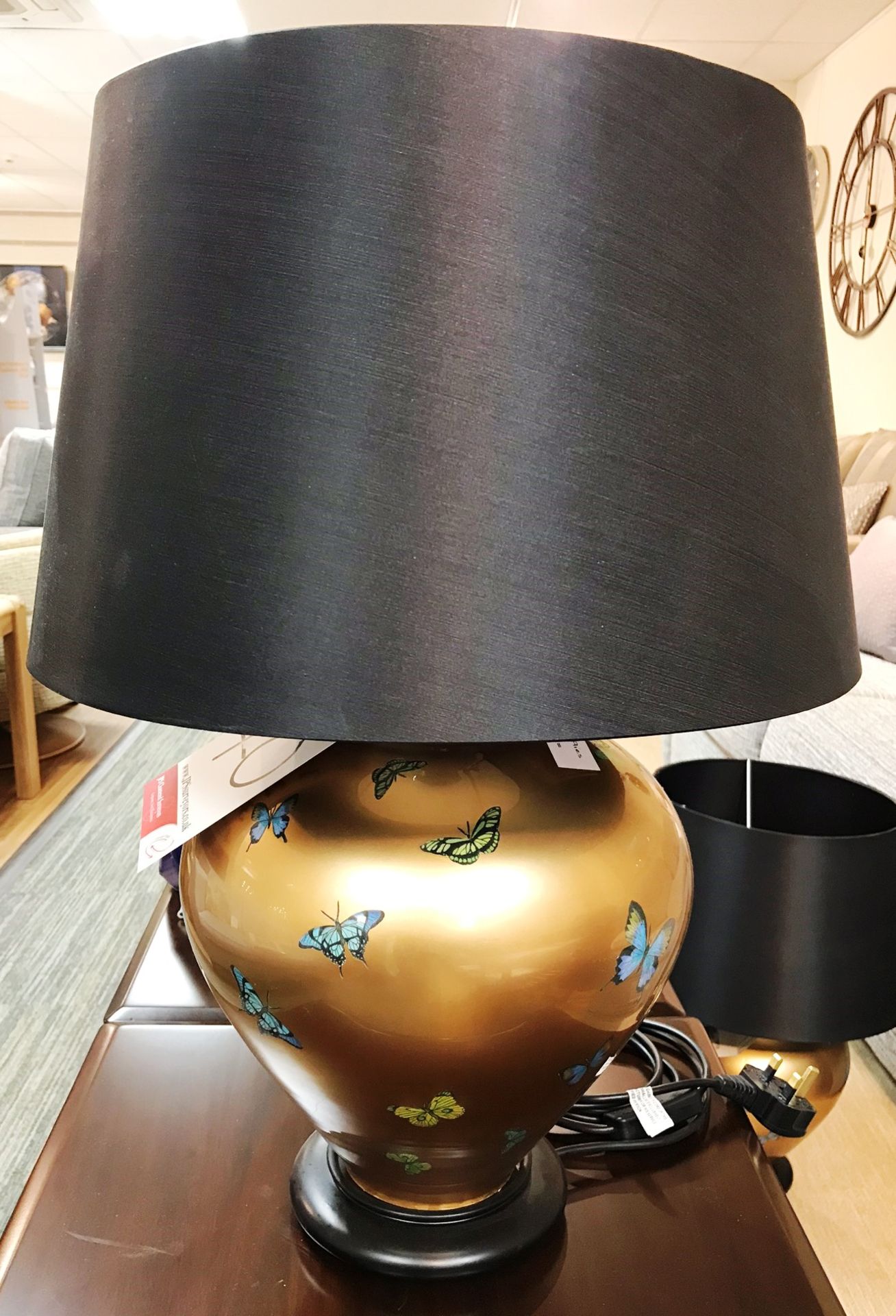 Ex Display Set of 2 Jenny Worrall JW49 Bugs & Butterfly Table Lamps - RRP£600