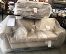 New Alstons Camden 3 Seater Sofa & Ottoman - Sand Larson - RRP£2,030