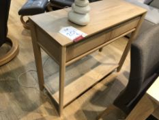 Ex Display Bentley Designs Bergen Oak Entertainment Unit & Console Table - RRP£1,034