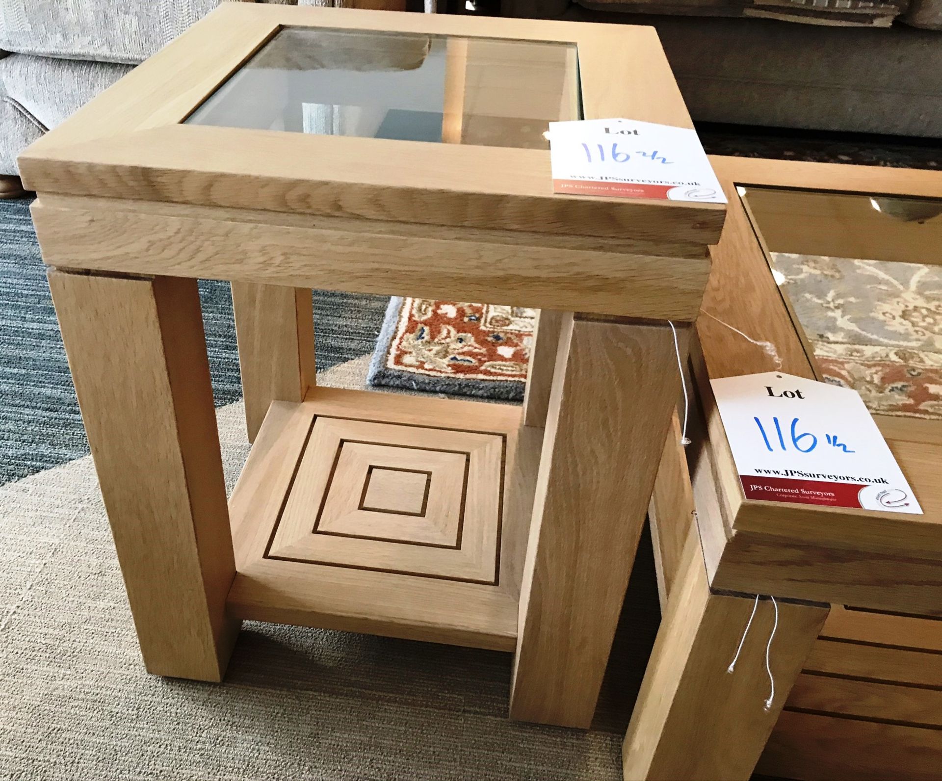 Ex Display Willis & Gambier Maze Coffee Table & Side Table - RRP£818 - Image 3 of 4