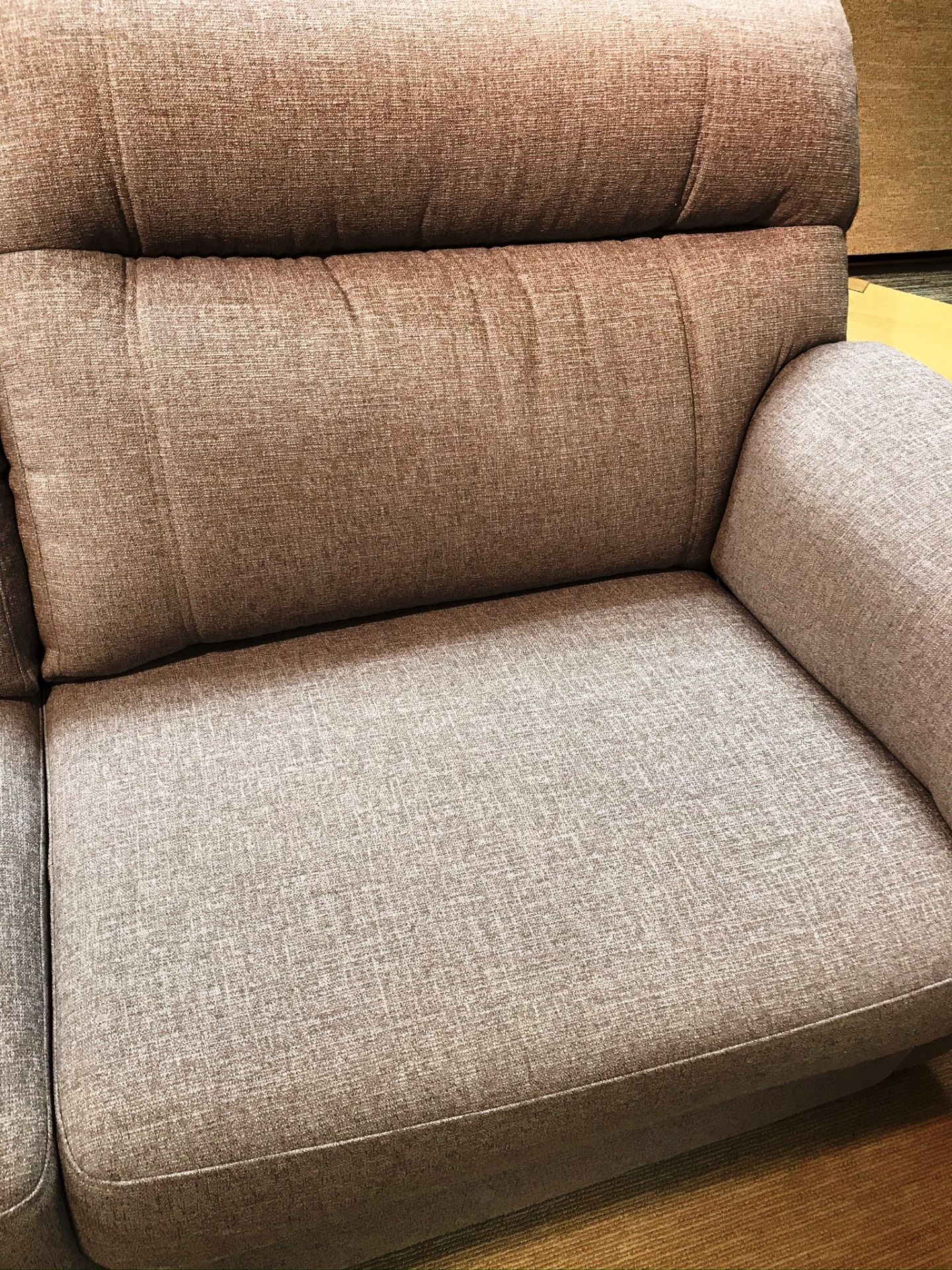 Ex Display Ashwood Designs Aspen 3 Seater Sofa & Power Chair - Toucan Linen - RRP£2,874 - Image 2 of 5