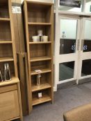 Ex Display Bentley Designs 8101-26 Bergen Oak Narrow Bookcase - RRP£599