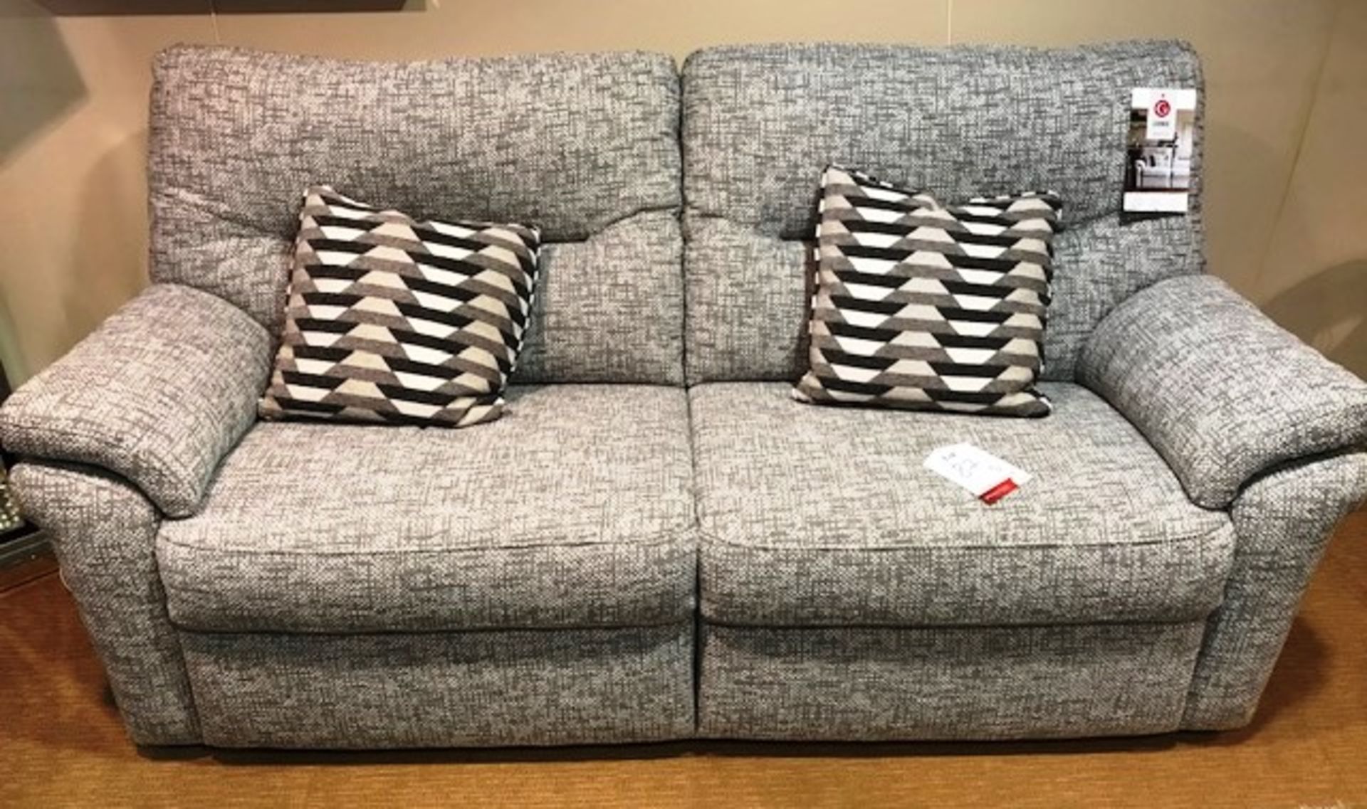 Ex Display G Plan Seattle 3 Seater Sofa & Electric Recliner - Remco Light Grey - RRP£3,646 - Image 3 of 4