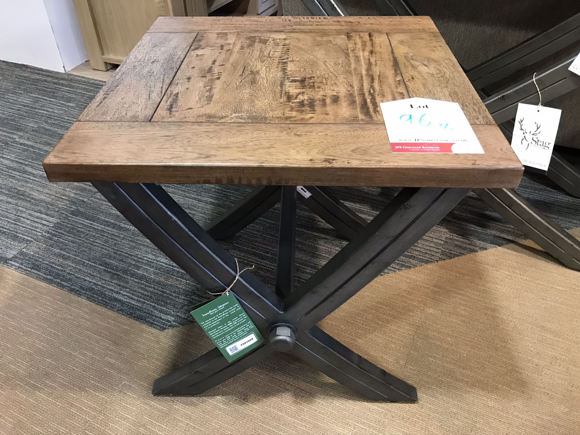 Ex Display Baker Bedford Brooklyn/Malting Console Table & Lamp Table - RRP£898 - Image 2 of 7