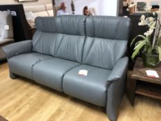 Ex Display Himolla Lune 2 Piece Lounge Suite - Aqua - RRP£5,391