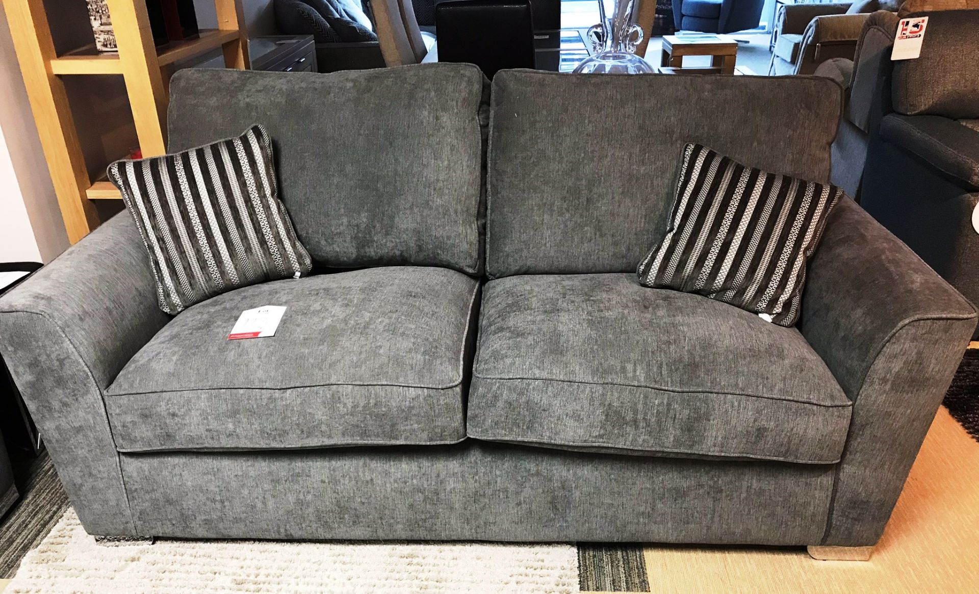 Ex Display Buoyant Atlantis 3 & 2 Seater Sofas - Grace Pewter - RRP£1,888 - Image 2 of 5