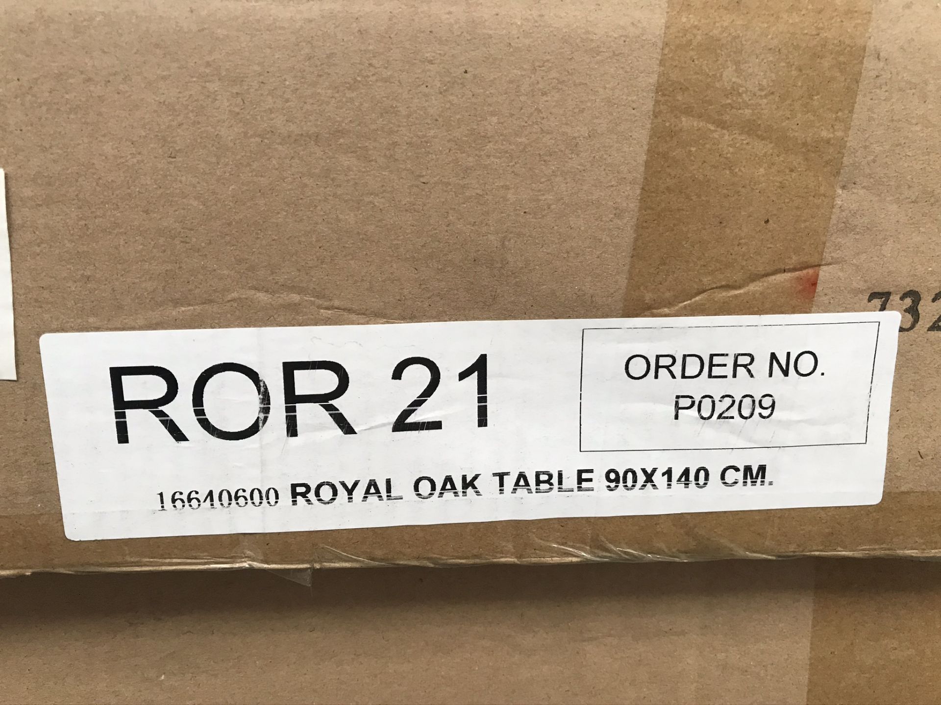 BNIB Royal Oak Dining Table - Oak - RRP£599 - Image 3 of 3