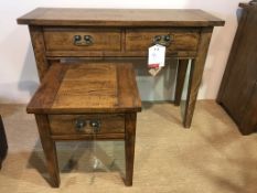 Ex Display Baker Bedford Mango Creek Console Table & Lamp Table - RRP£930