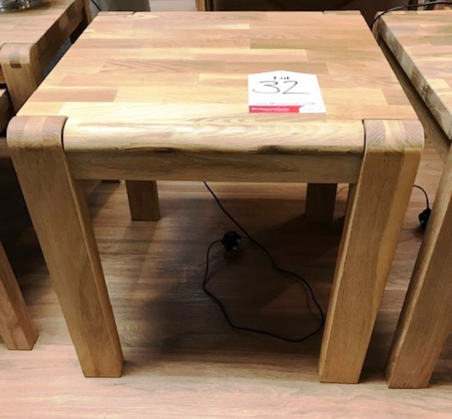 Ex Display Green Apple Systems Camden Lamp Table - Oak Finish - RRP£369 - Image 3 of 3