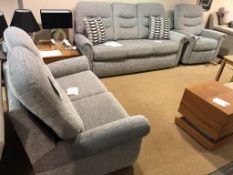 Ex Display G Plan Holmes 3 & 2 Seater Sofa & Armchair - Elevate Fabric - RRP£4,530