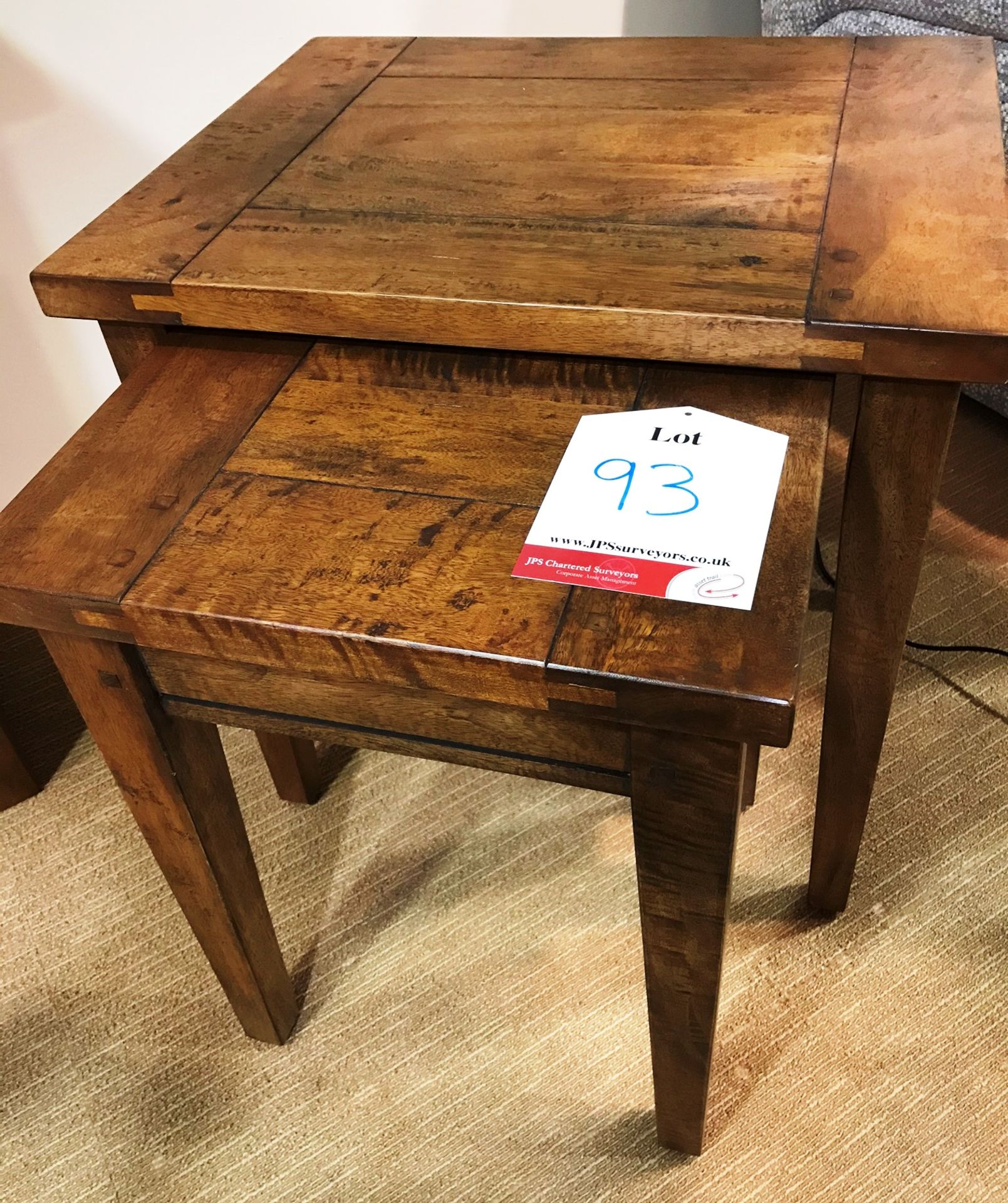 Ex Display Baker Bedford Mango Creek Nest of Two Tables - RRP£325