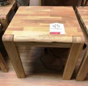 Ex Display Green Apple Systems Camden Lamp Table - Oak Finish - RRP£369