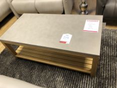 Ex Display Baker Bedford DK05 Dakota Coffee Table w/ Magazine Shelf - RRP£385