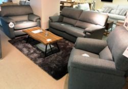 Ex Display Ashwood Designs Hemmingway 3 Seater Sofa, Cuddler Chair & Power Chair - RRP£3639