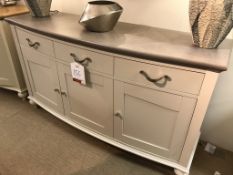 Ex Display Bentley Designs 6290-15 Montreux Wide Sideboard Unit - Grey Washed Oak/Soft Grey - RRP£1,