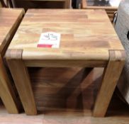 Ex Display Green Apple Systems Camden Lamp Table - Oak Finish - RRP£369