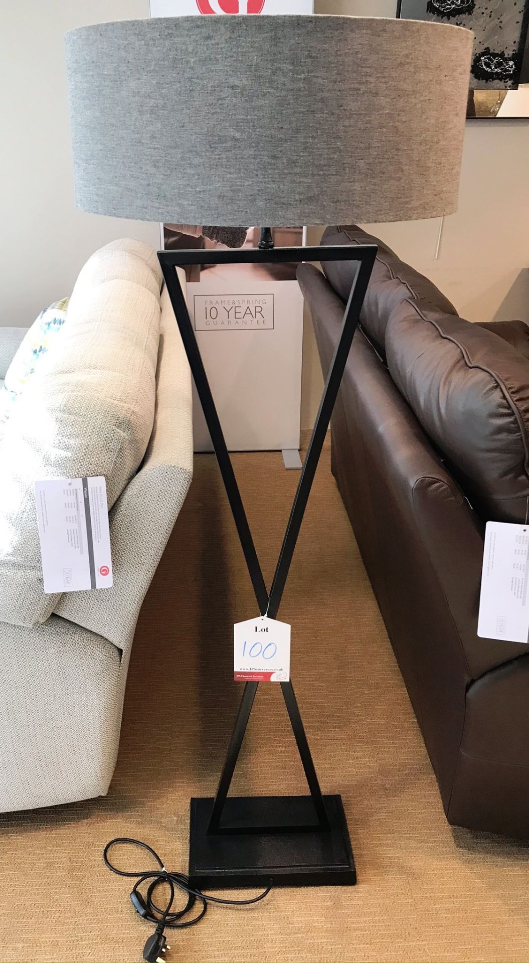 Ex Display X Form Floor Lamp - RRP£295