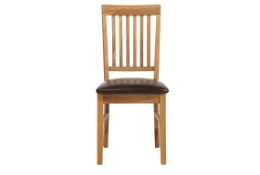 BNIB 4 x Royal Oak Verona Dining Chairs - Oak - RRP£810