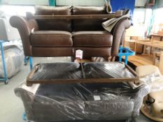 Ex-Loan Verona 2 & 3 Seater Leather Sofas