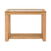BNIB Maze Dining Collection Console Table - Natural - RRP£595
