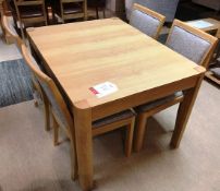 Ex Display Winsor Stockholm Extending Dining Table w/ 4 x Dining Chairs - RRP£2,159