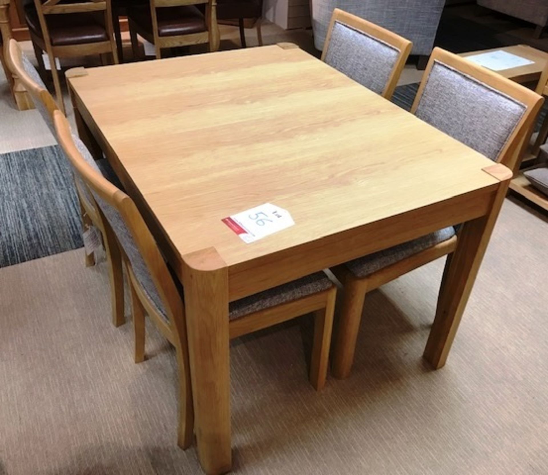 Ex Display Winsor Stockholm Extending Dining Table w/ 4 x Dining Chairs - RRP£2,159