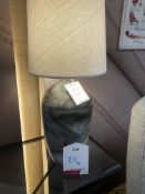 Ex Display Swirl Table Lamp w/ Fabric Shade - RRP£135