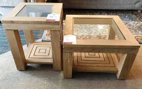 Ex Display Willis & Gambier Maze Coffee Table & Side Table - RRP£818