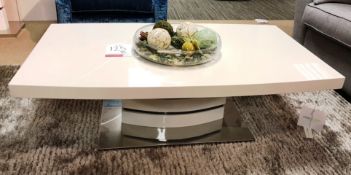 Ex Display Green Apple Rimini GA0623T Coffee Table - White Gloss Finish - RRP£799
