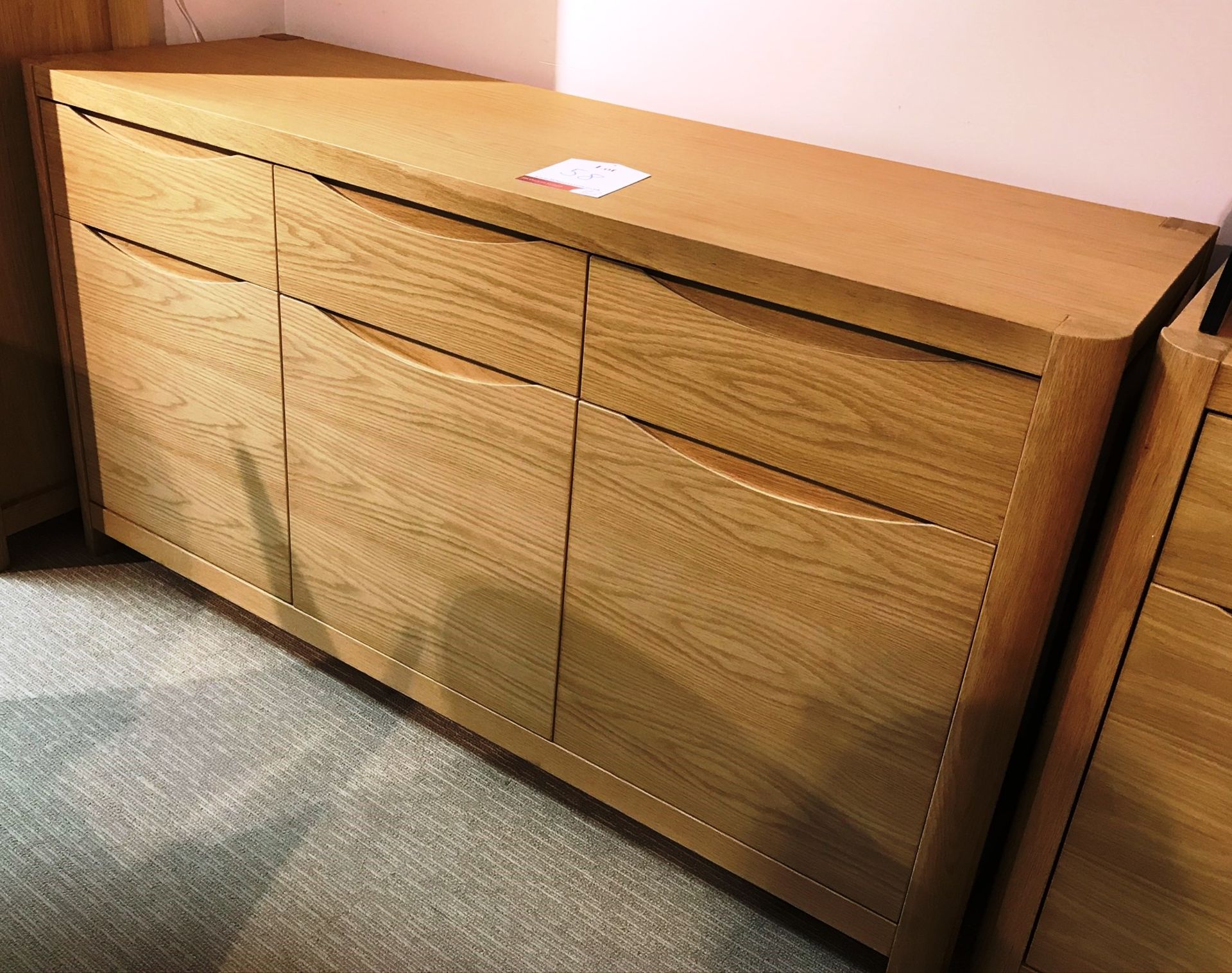 Ex Display Winsor WN201 Stockholm 3 Door Sideboard - RRP£1,325