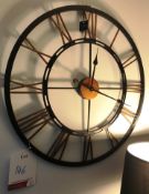 Ex Display Libra Metal Wall Clock