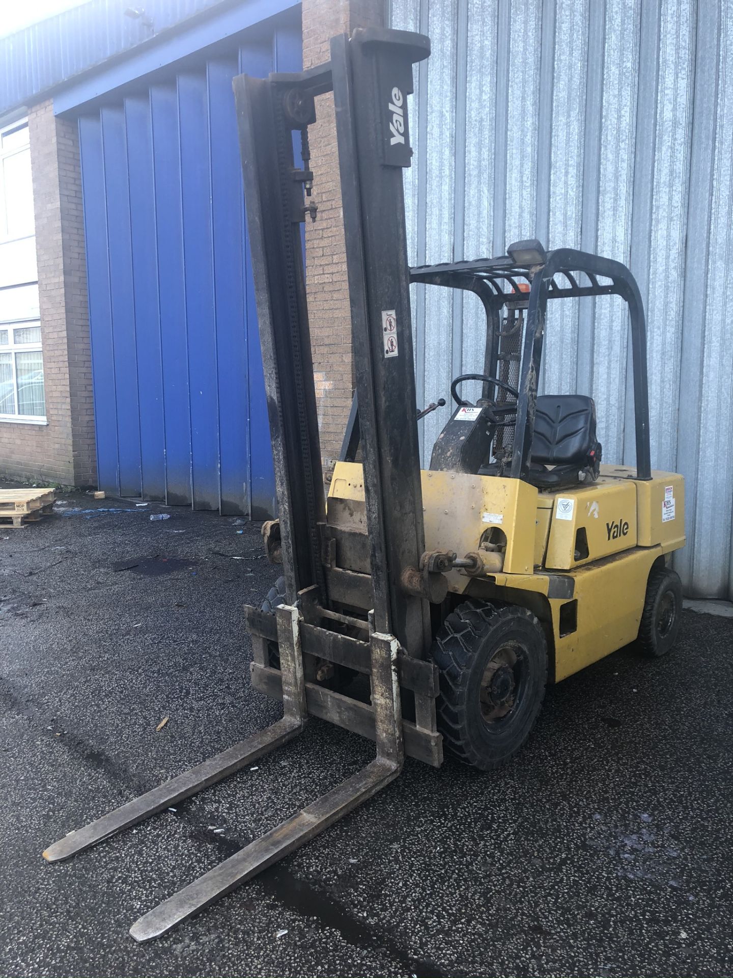 Yale GDP050RDVV107 2.5T Diesel Forklift Truck | Hours: 32713